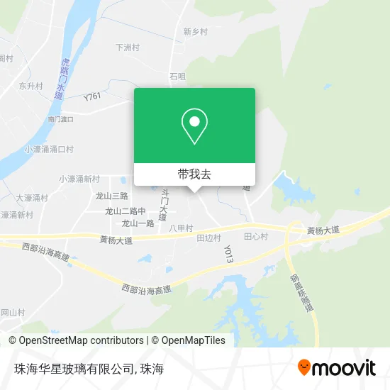 珠海华星玻璃有限公司地图
