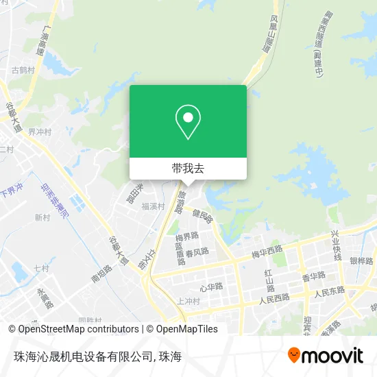 珠海沁晟机电设备有限公司地图