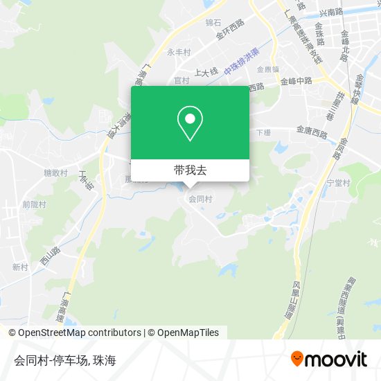 会同村-停车场地图
