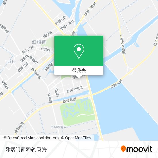 雅居门窗窗帘地图