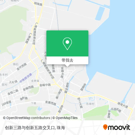 创新三路与创新五路交叉口地图