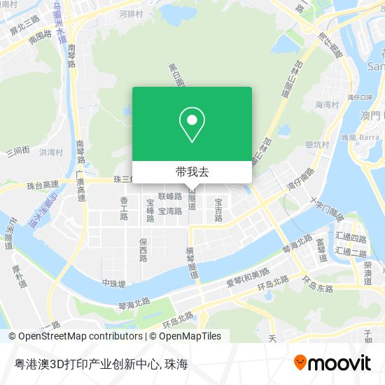 粤港澳3D打印产业创新中心地图