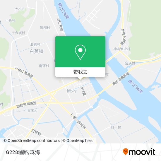 G228辅路地图