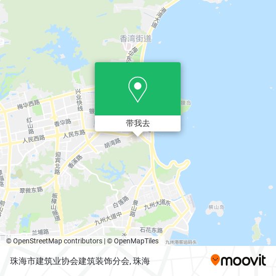 珠海市建筑业协会建筑装饰分会地图