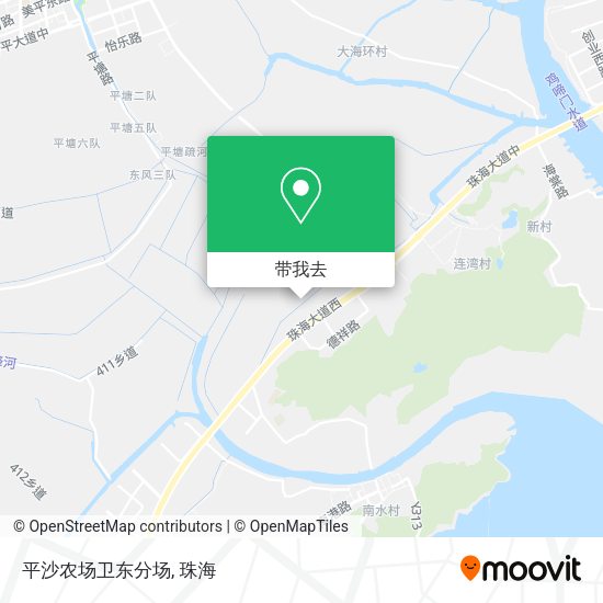 平沙农场卫东分场地图