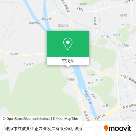 珠海巿红孩儿生态农业发展有限公司地图