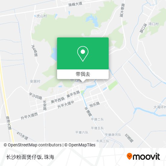 长沙粉面煲仔饭地图