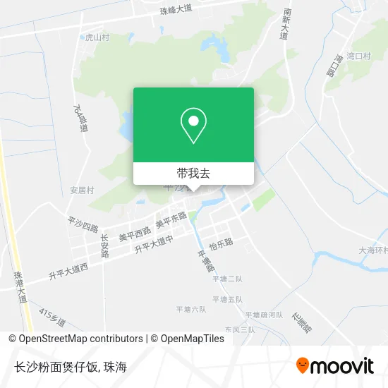 长沙粉面煲仔饭地图