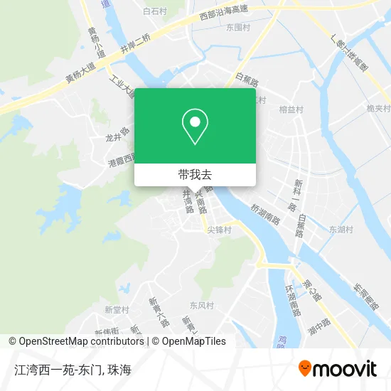 江湾西一苑-东门地图