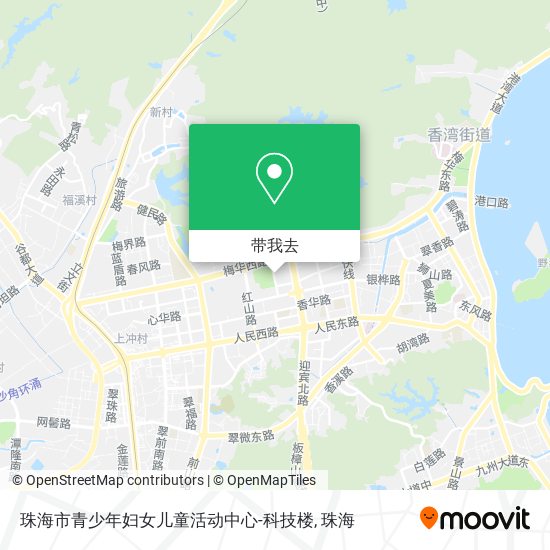 珠海市青少年妇女儿童活动中心-科技楼地图