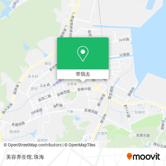 美容养生馆地图