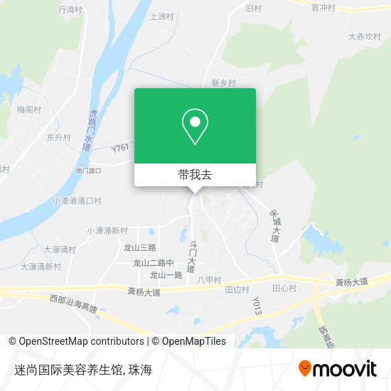 迷尚国际美容养生馆地图