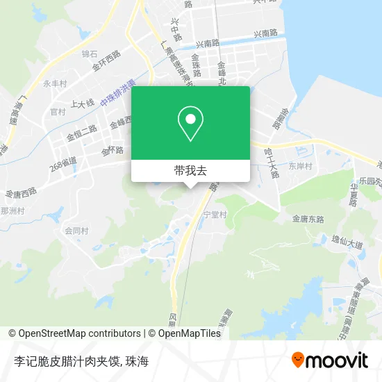 李记脆皮腊汁肉夹馍地图