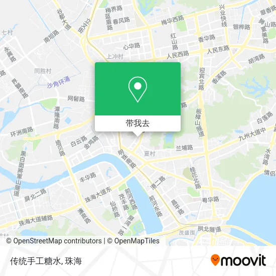 传统手工糖水地图