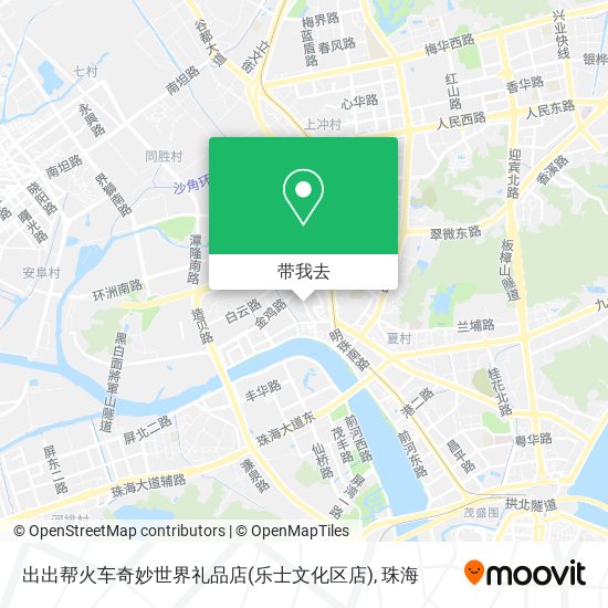 出出帮火车奇妙世界礼品店(乐士文化区店)地图