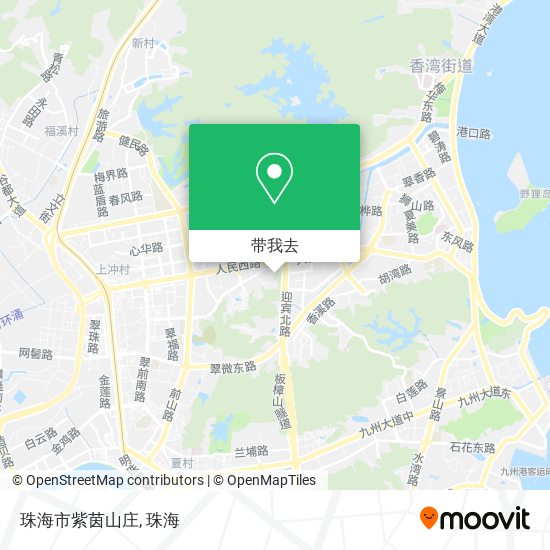 珠海市紫茵山庄地图