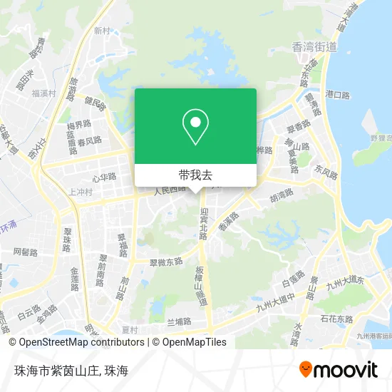 珠海市紫茵山庄地图