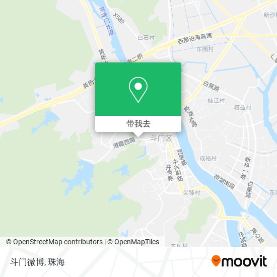 斗门微博地图