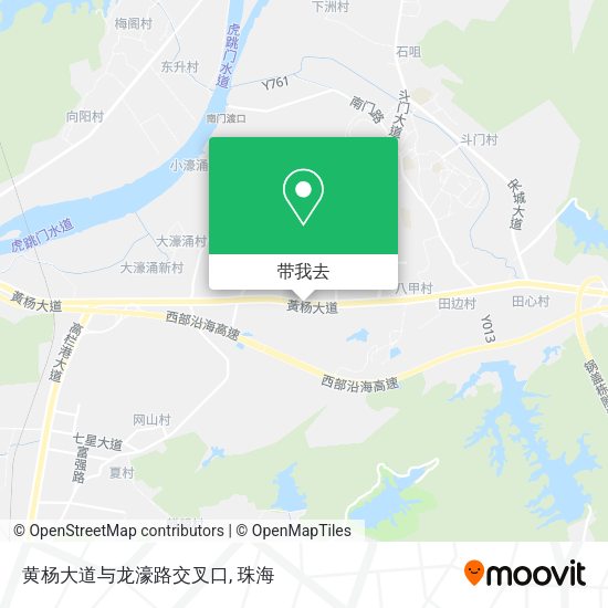 黄杨大道与龙濠路交叉口地图