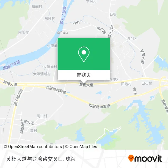 黄杨大道与龙濠路交叉口地图