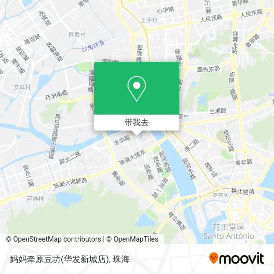 妈妈牵原豆坊(华发新城店)地图