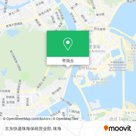 京东快递珠海保税营业部地图