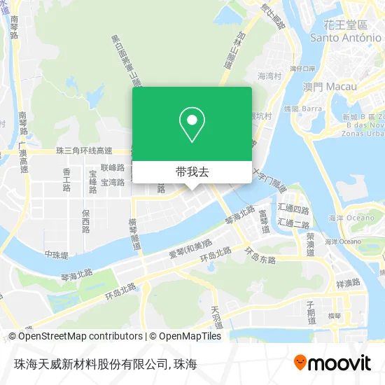 珠海天威新材料股份有限公司地图