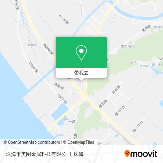 珠海市美图金属科技有限公司地图