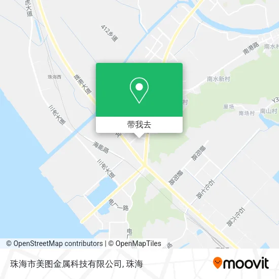 珠海市美图金属科技有限公司地图