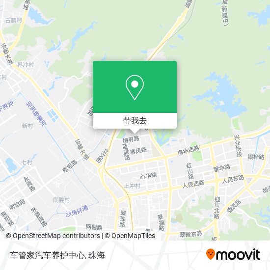 车管家汽车养护中心地图