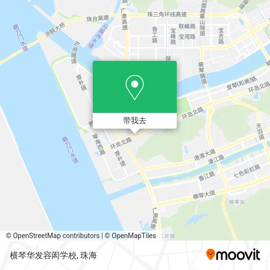 横琴华发容闳学校地图