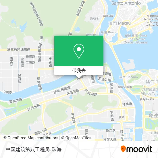 中国建筑第八工程局地图