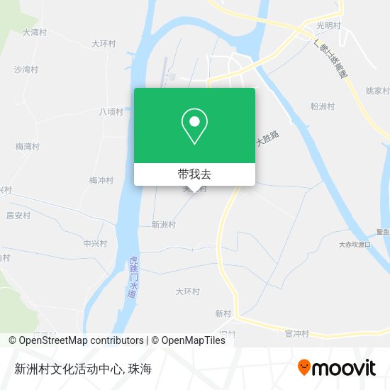 新洲村文化活动中心地图