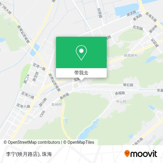李宁(映月路店)地图