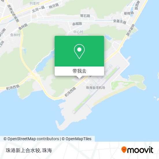 珠港新上合水较地图
