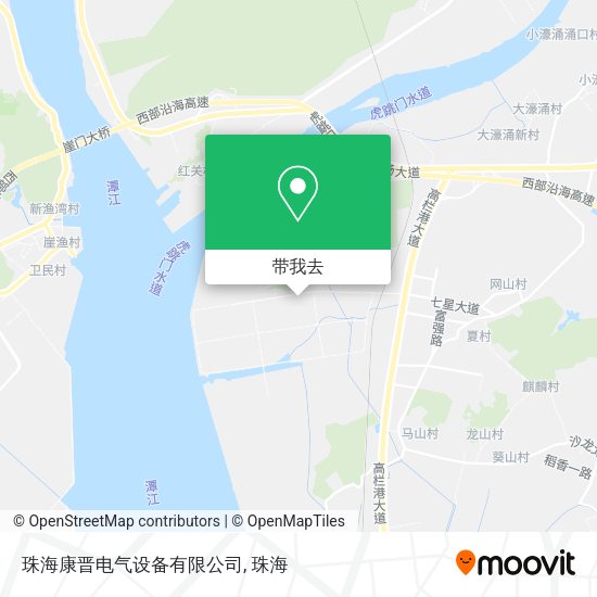 珠海康晋电气设备有限公司地图