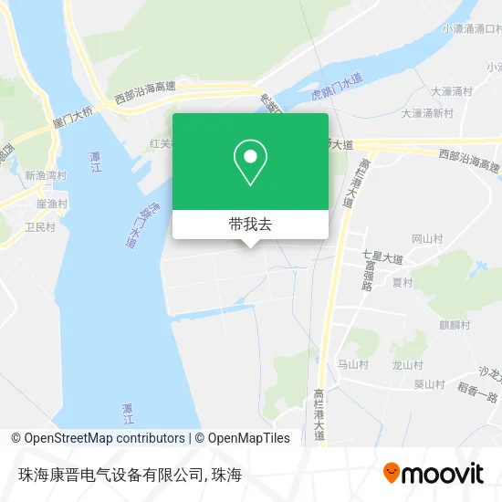 珠海康晋电气设备有限公司地图
