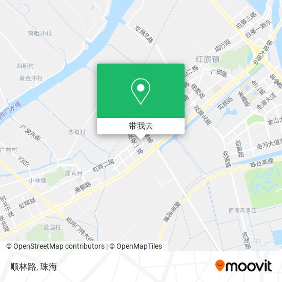 顺林路地图