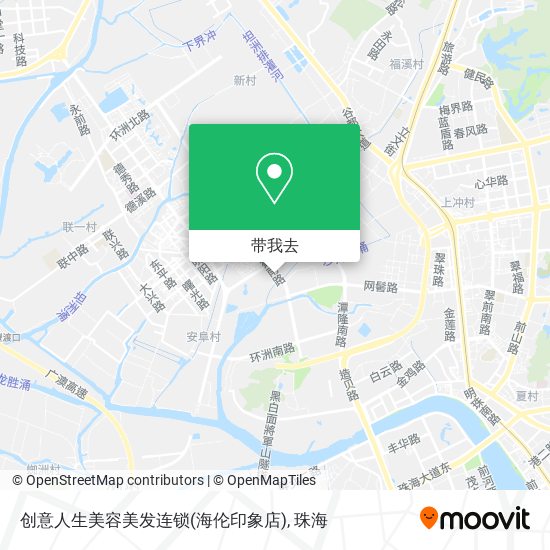 创意人生美容美发连锁(海伦印象店)地图