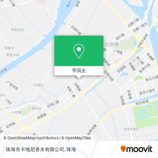 珠海市卡地尼香水有限公司地图