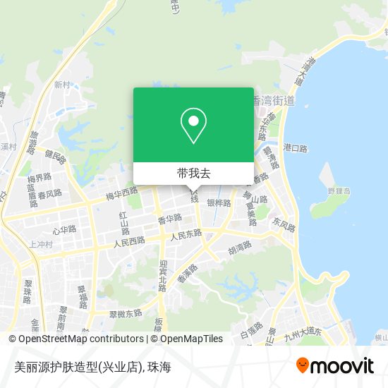 美丽源护肤造型(兴业店)地图