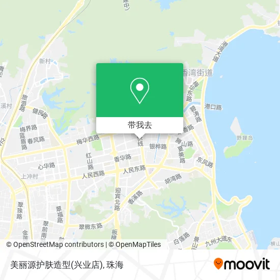 美丽源护肤造型(兴业店)地图