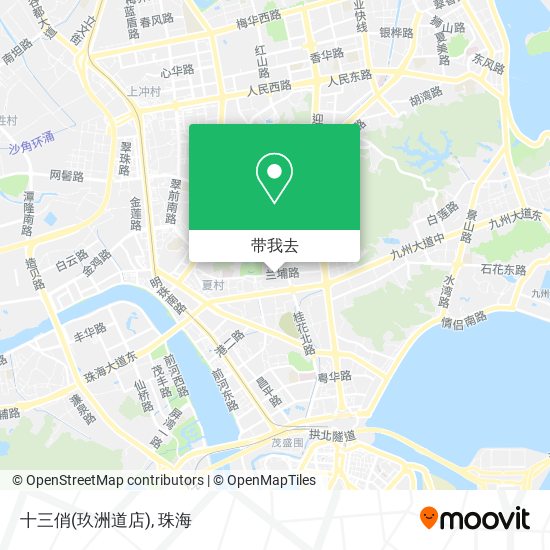 十三俏(玖洲道店)地图