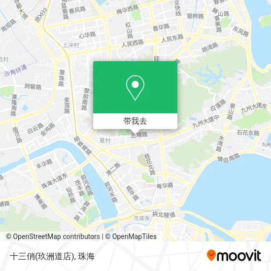 十三俏(玖洲道店)地图