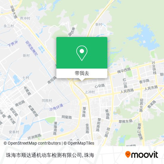 珠海市顺达通机动车检测有限公司地图