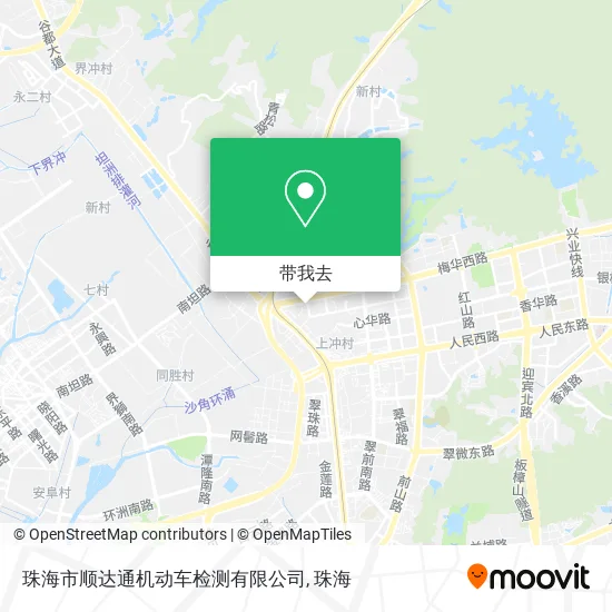 珠海市顺达通机动车检测有限公司地图