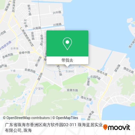 广东省珠海市香洲区南方软件园D2-311 珠海蓝居实业有限公司地图