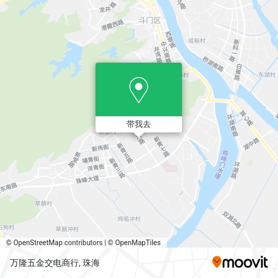 万隆五金交电商行地图
