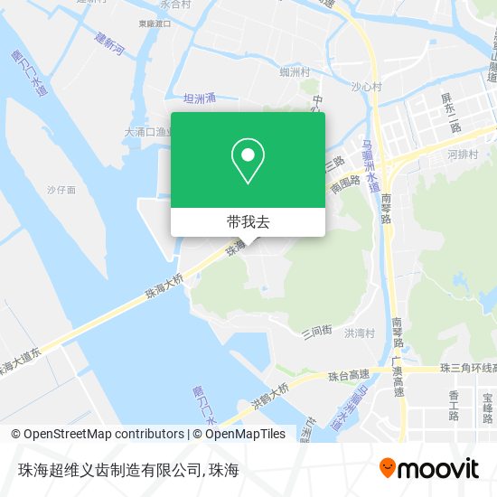 珠海超维义齿制造有限公司地图