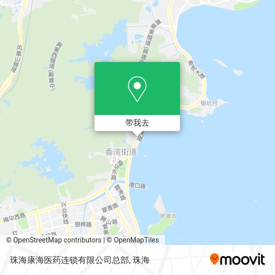 珠海康海医药连锁有限公司总部地图